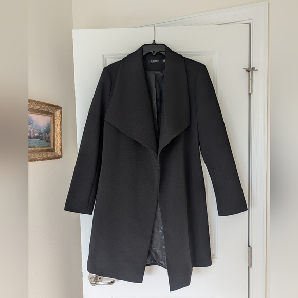 Lauren Ralph Lauren Elegant Black Women's Coat - Picture 3 of 10